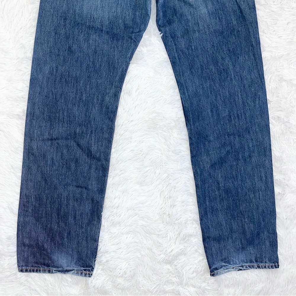AMERICAN EAGLE Men’s Relaxed Straight Dark Wash Blue Denim Jeans 30 - Picture 6 of 9